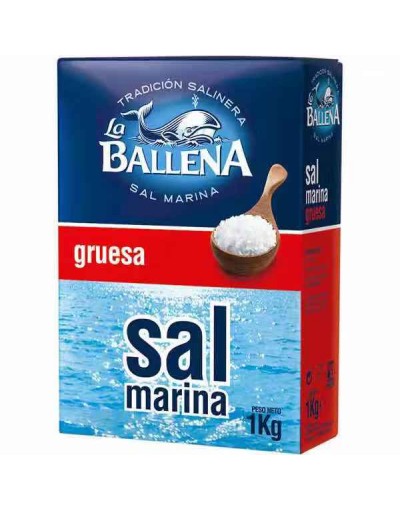 Sal gruesa BALLENA Estuche 1kg