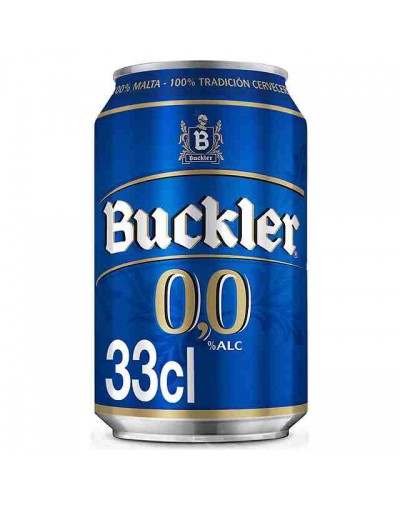 Cerveza BUCKLER lata 33cl 0,0